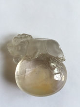 水晶手把件