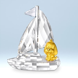 gold时尚千足金水晶摆件贺礼